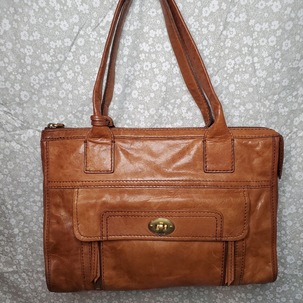 Fossil Stanton Satchel Fossil Dawson Wallet - image 1